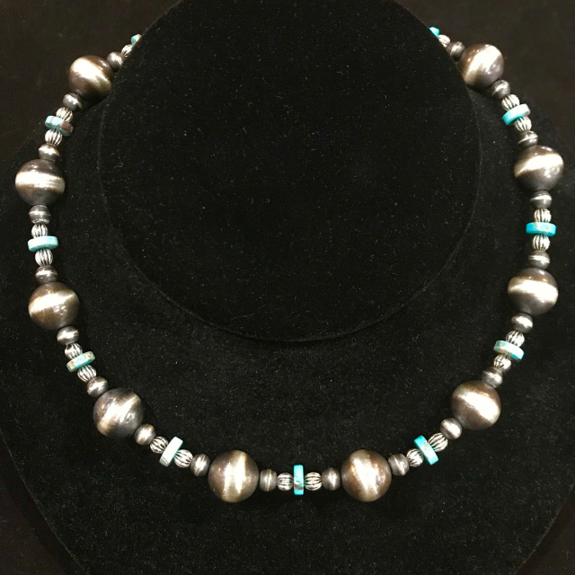 Navajo Beads with Turquoise